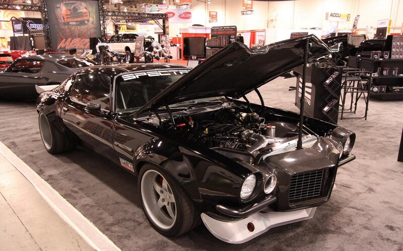 Black Muscle Car — Showroom