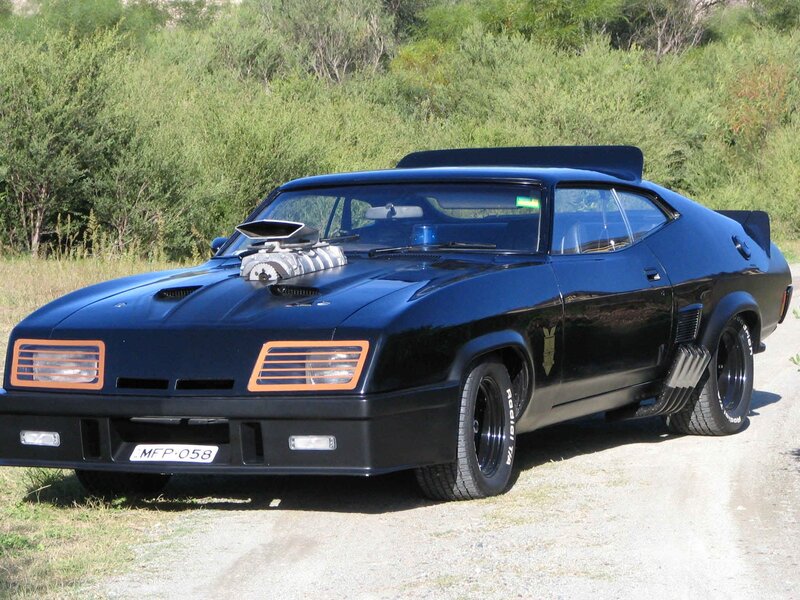 black muscle car with supercharger