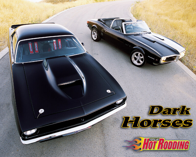 Black Muscle Cars