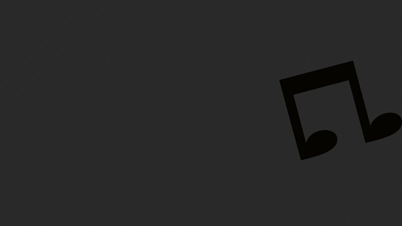Black Musical Note — Minimalist