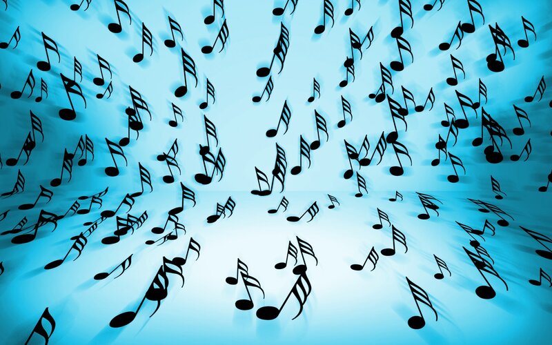 Black Musical Notes