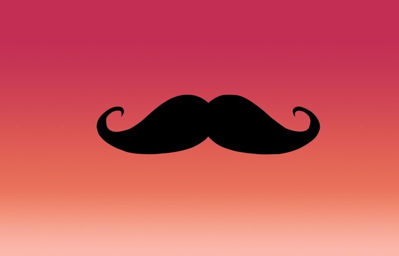 Black Mustache Silhouette