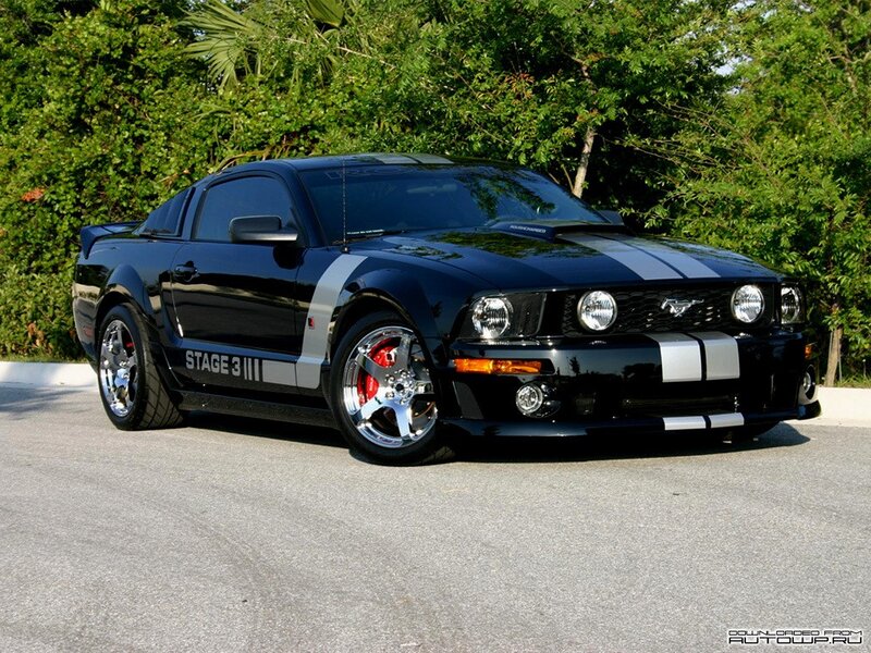 Black Mustang Car — Calm, Afternoon