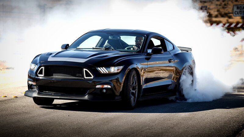 Black Mustang Car — Dramatic, Afternoon, Photograph, Driver