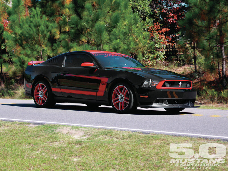 Black Mustang Car — Dynamic