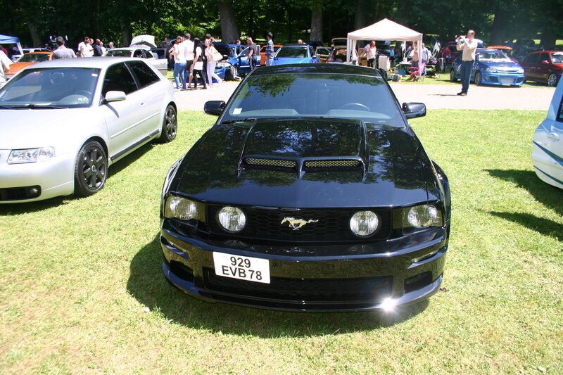 Black Mustang Car — Outdoor