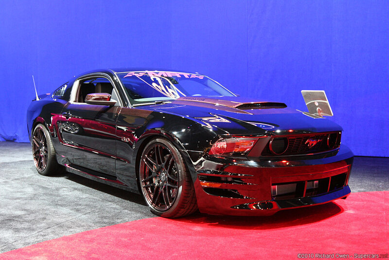 Black Mustang Car