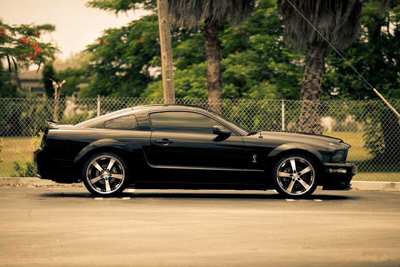 Black Mustang Coupe — Calm