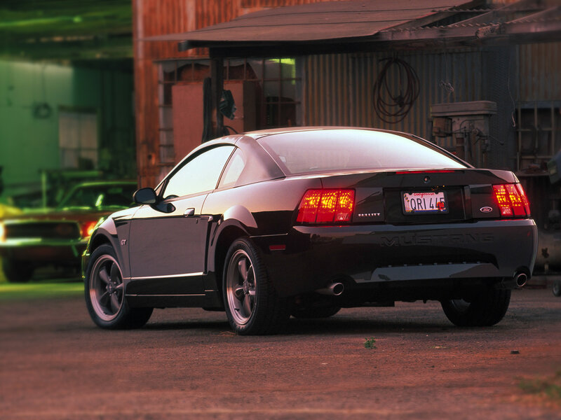 Black Mustang Coupe — Dramatic