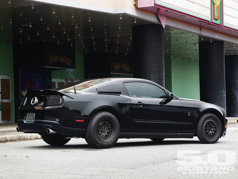Black Mustang Coupe — Urban