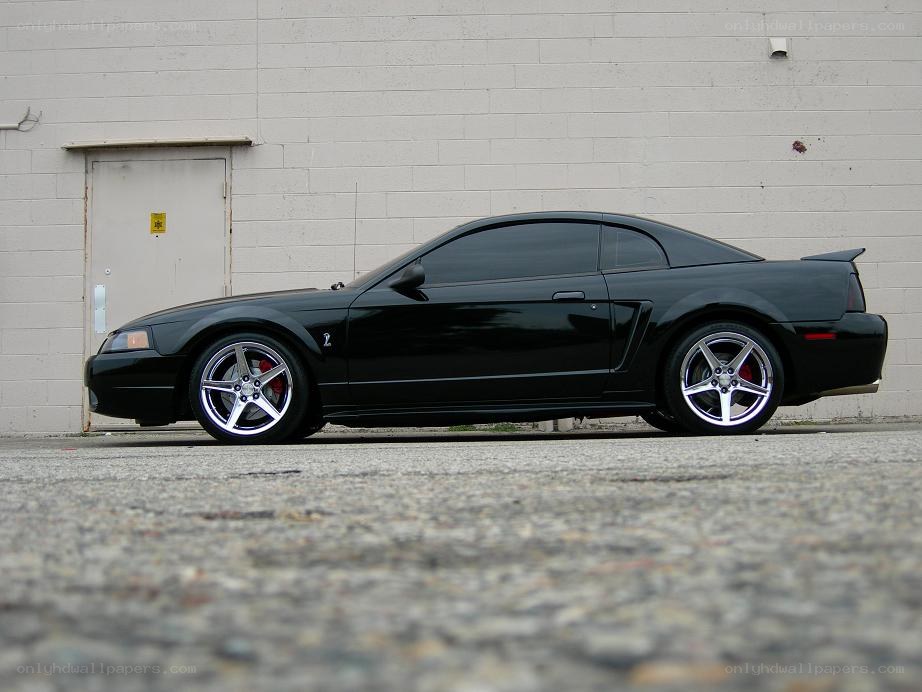 black mustang coupe