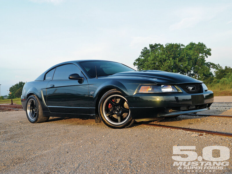 Black Mustang Gt Car — Calm