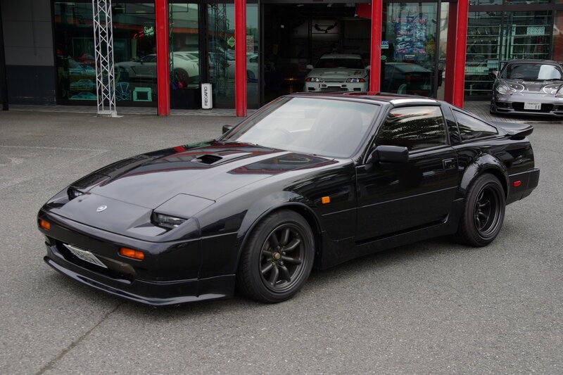 Black Nissan 300ZX sports car