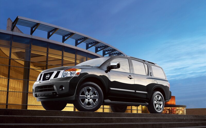 Black Nissan Armada SUV
