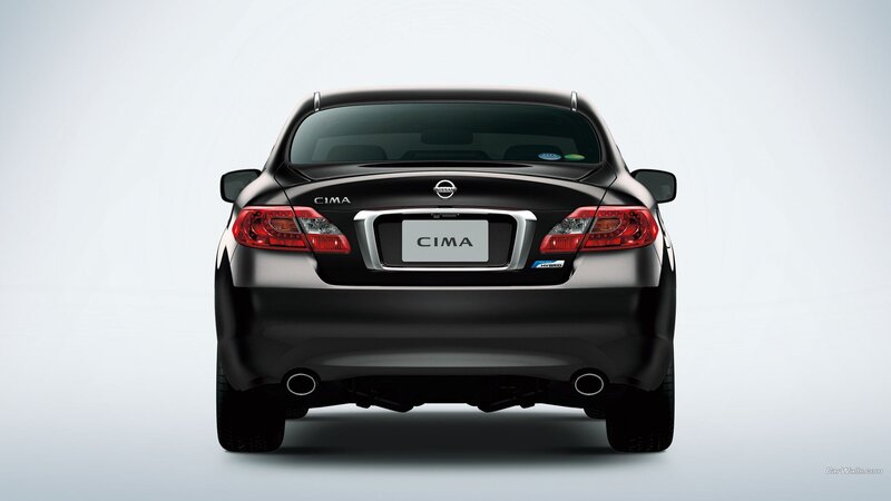 Black Nissan Cima Car