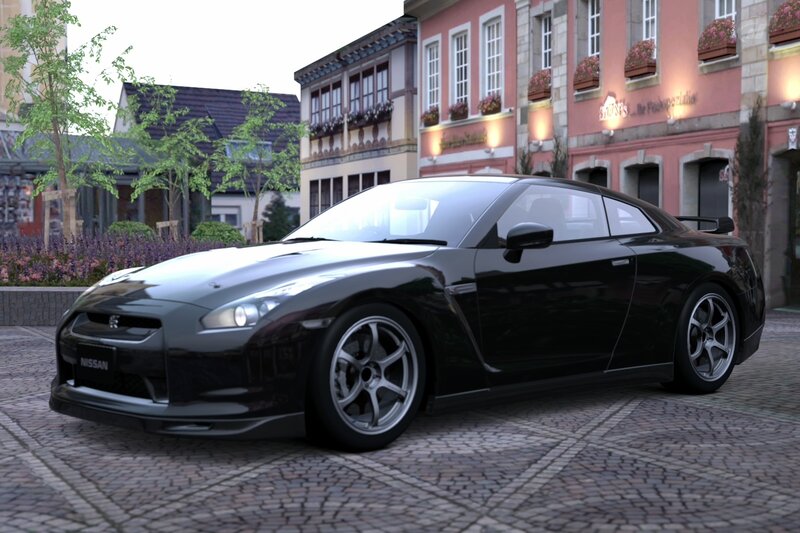 Black Nissan Gt-r — Calm