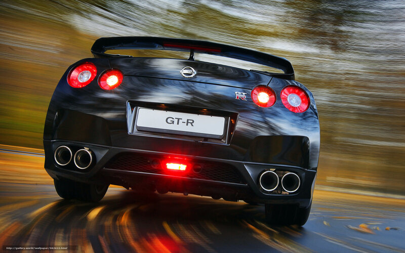 Black Nissan Gt-r Car — Dynamic