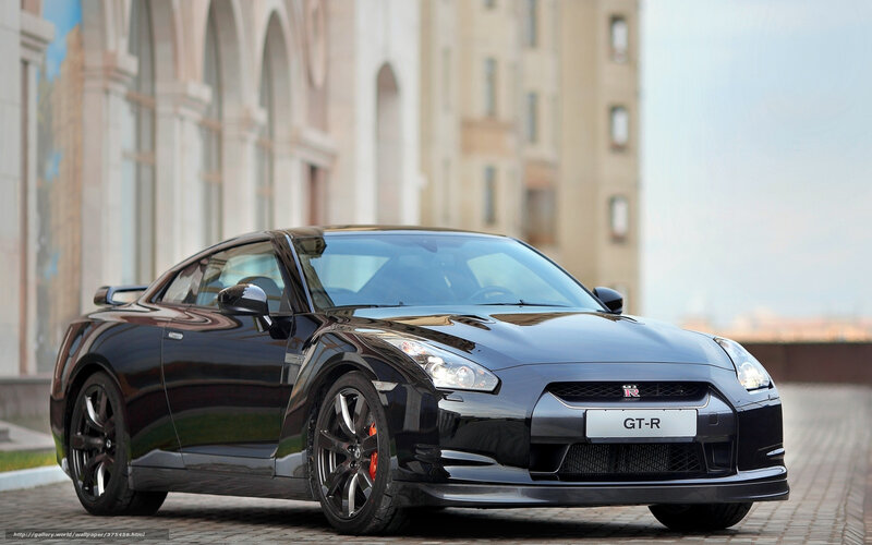 Black Nissan Gt-r Car