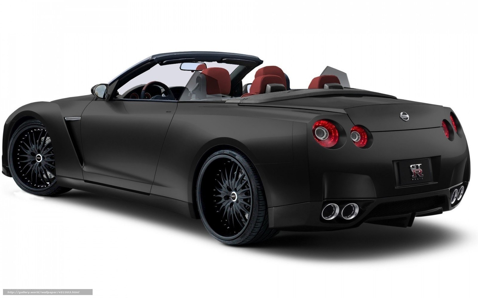 Black Nissan GT-R Convertible