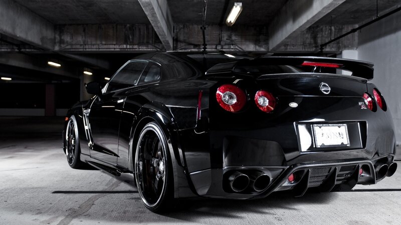 Black Nissan Gt-r — Dramatic, Photograph, Car