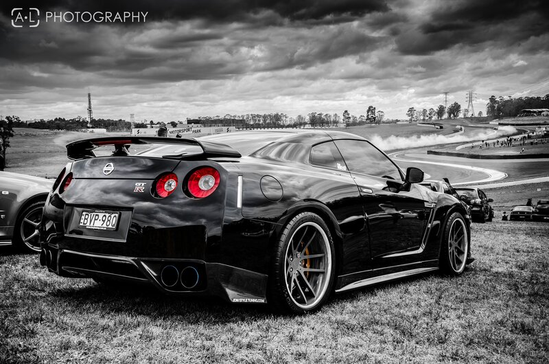 Black Nissan Gt-r — Dramatic, Photograph, Race Track