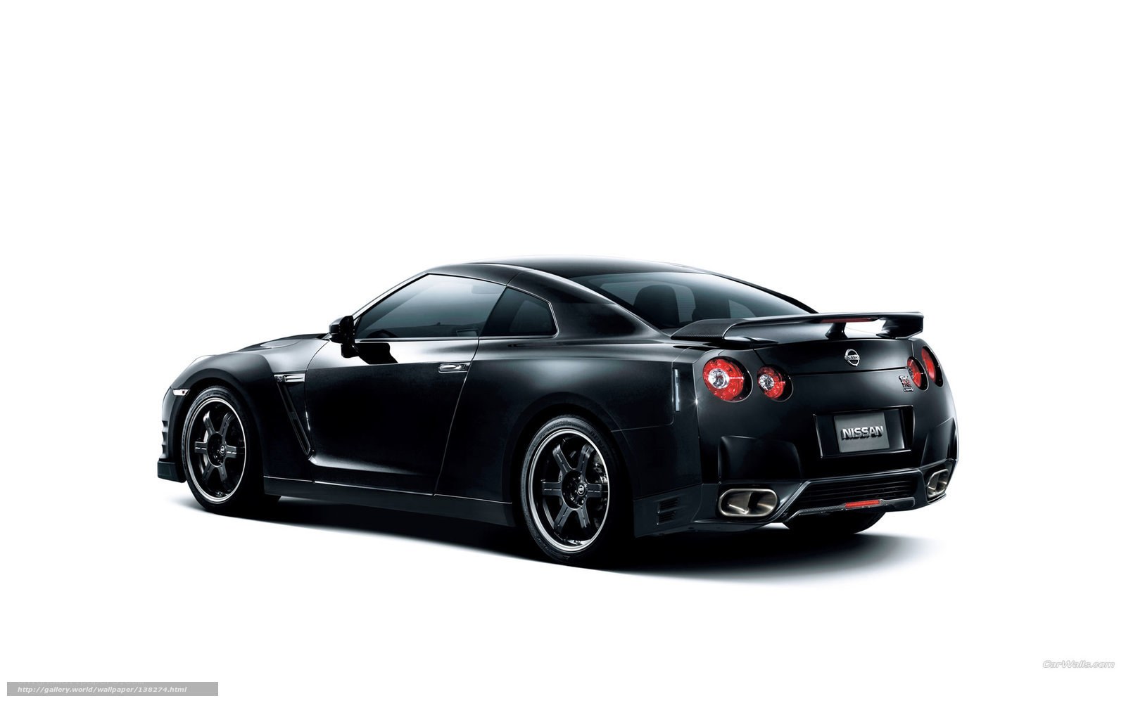 black nissan gt-r sports car