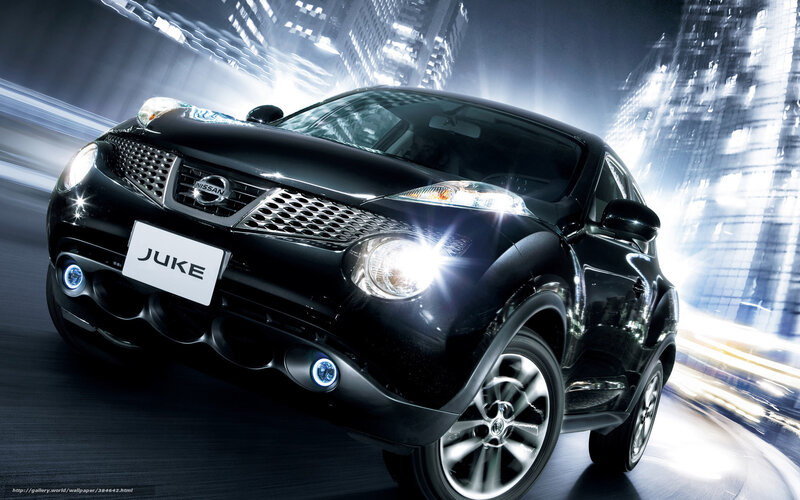 Black Nissan Juke Car — Dramatic