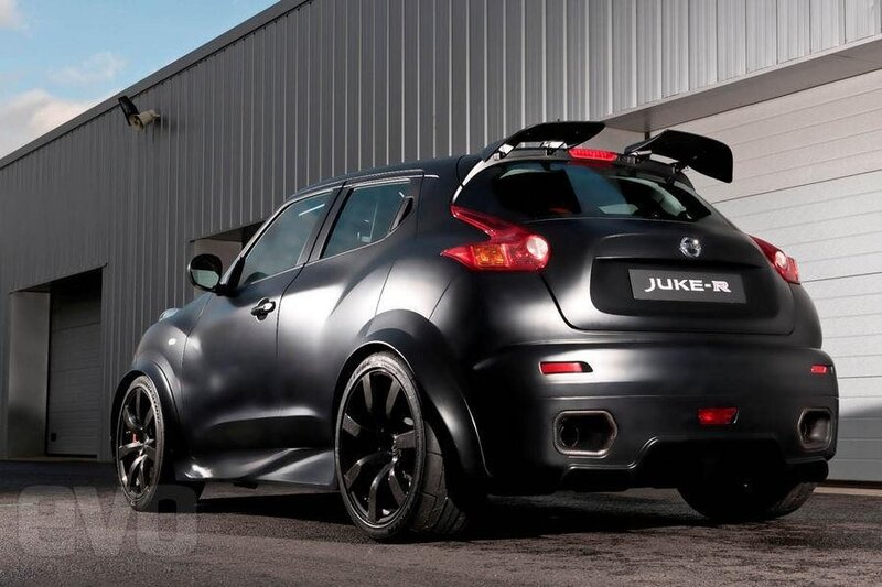 Black Nissan Juke-R rear view