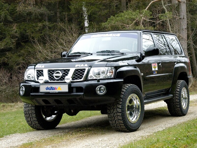 Black Nissan Patrol Suv