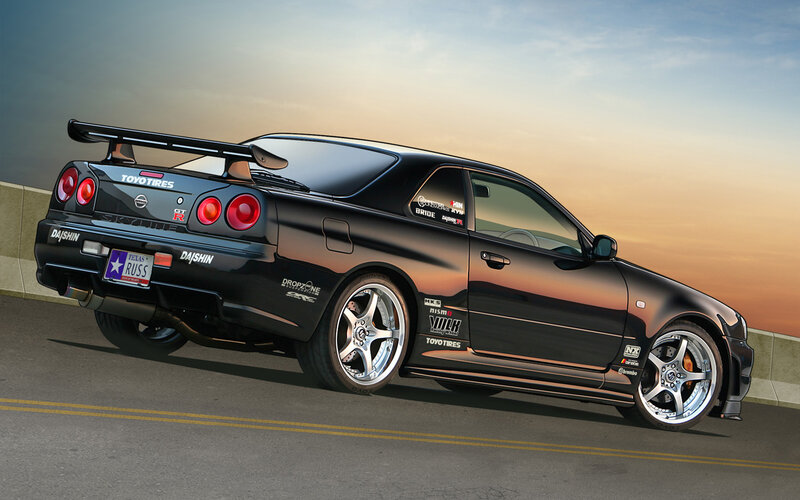 Black Nissan Skyline GT-R
