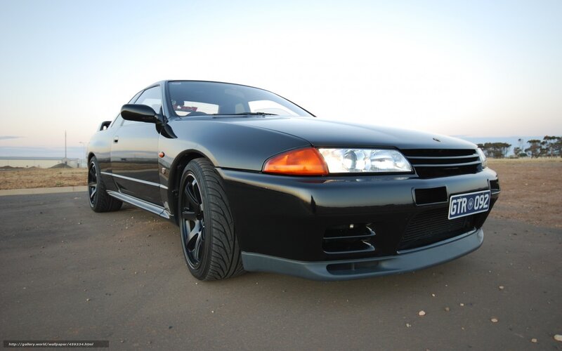 Black Nissan Skyline GTR