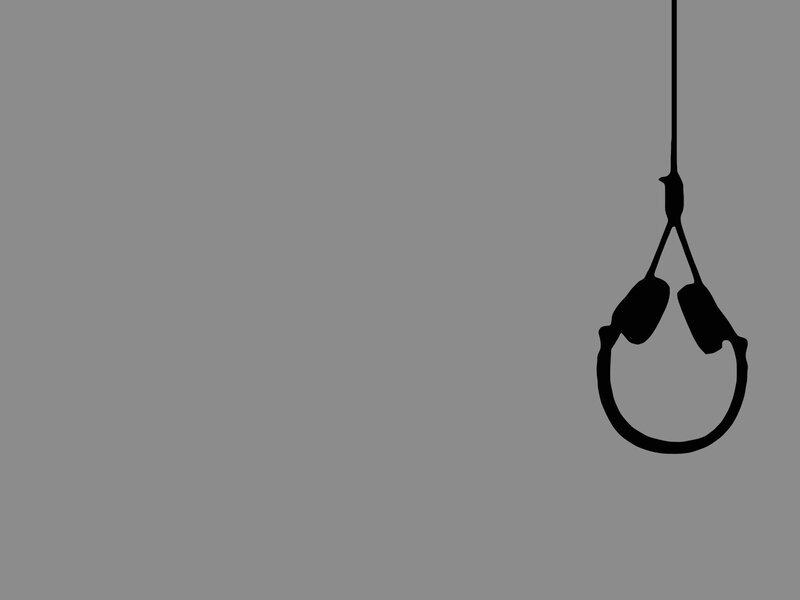 Black Noose Hanging