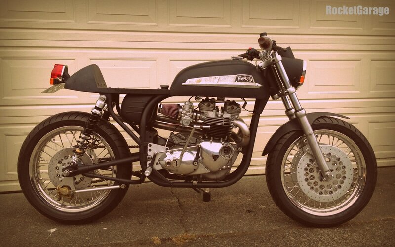 black norton motorcycle