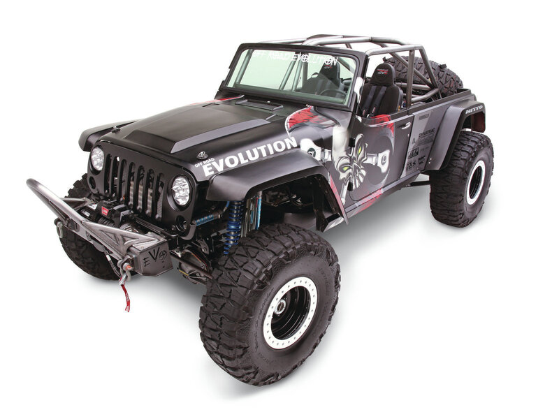 Black Off-road Jeep