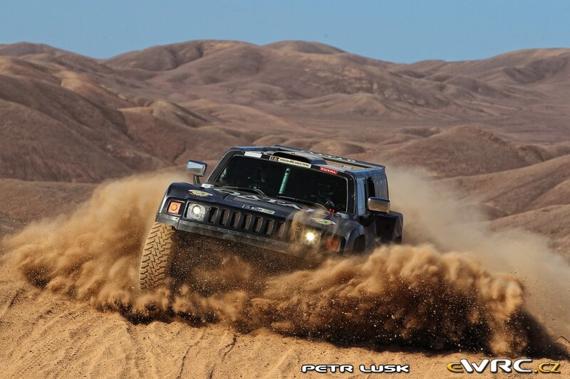 Black Off-road Vehicle — Brown