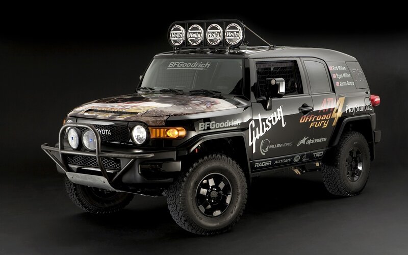 Black Off-road Vehicle — Dramatic, Photograph, Roof Lights