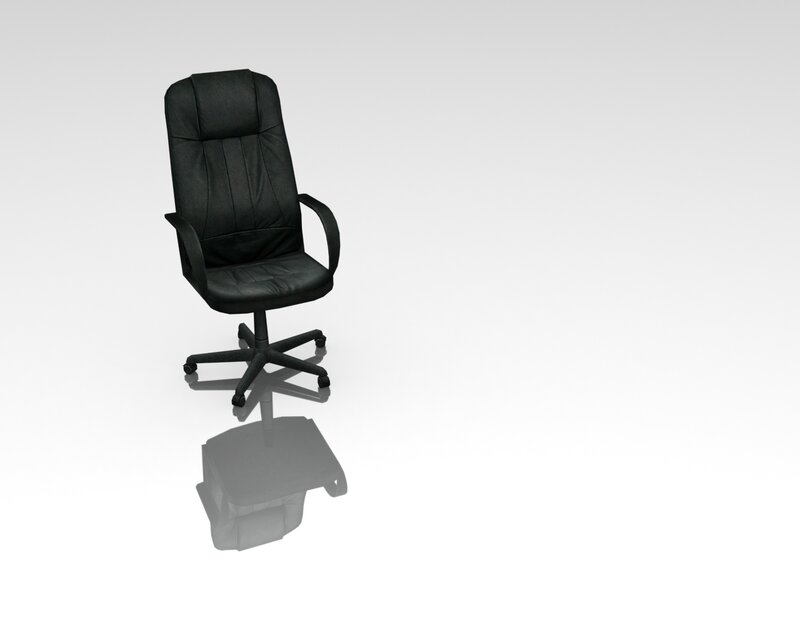 black office chair