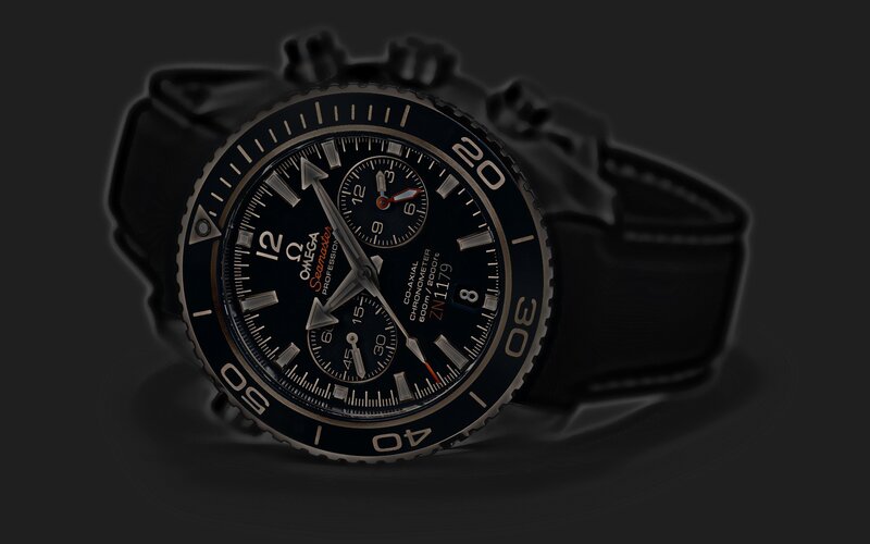 black omega watch