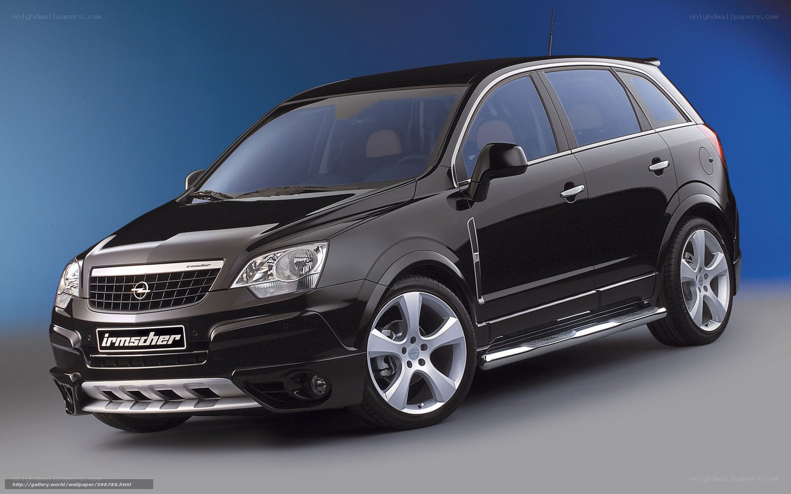 Black Opel Antara SUV