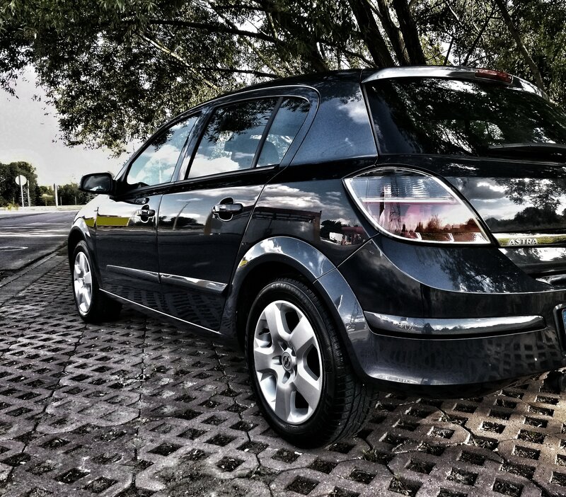 Black Opel Astra Hatchback — Calm