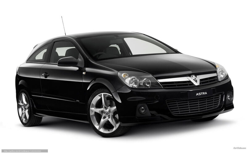 Black Opel Astra hatchback
