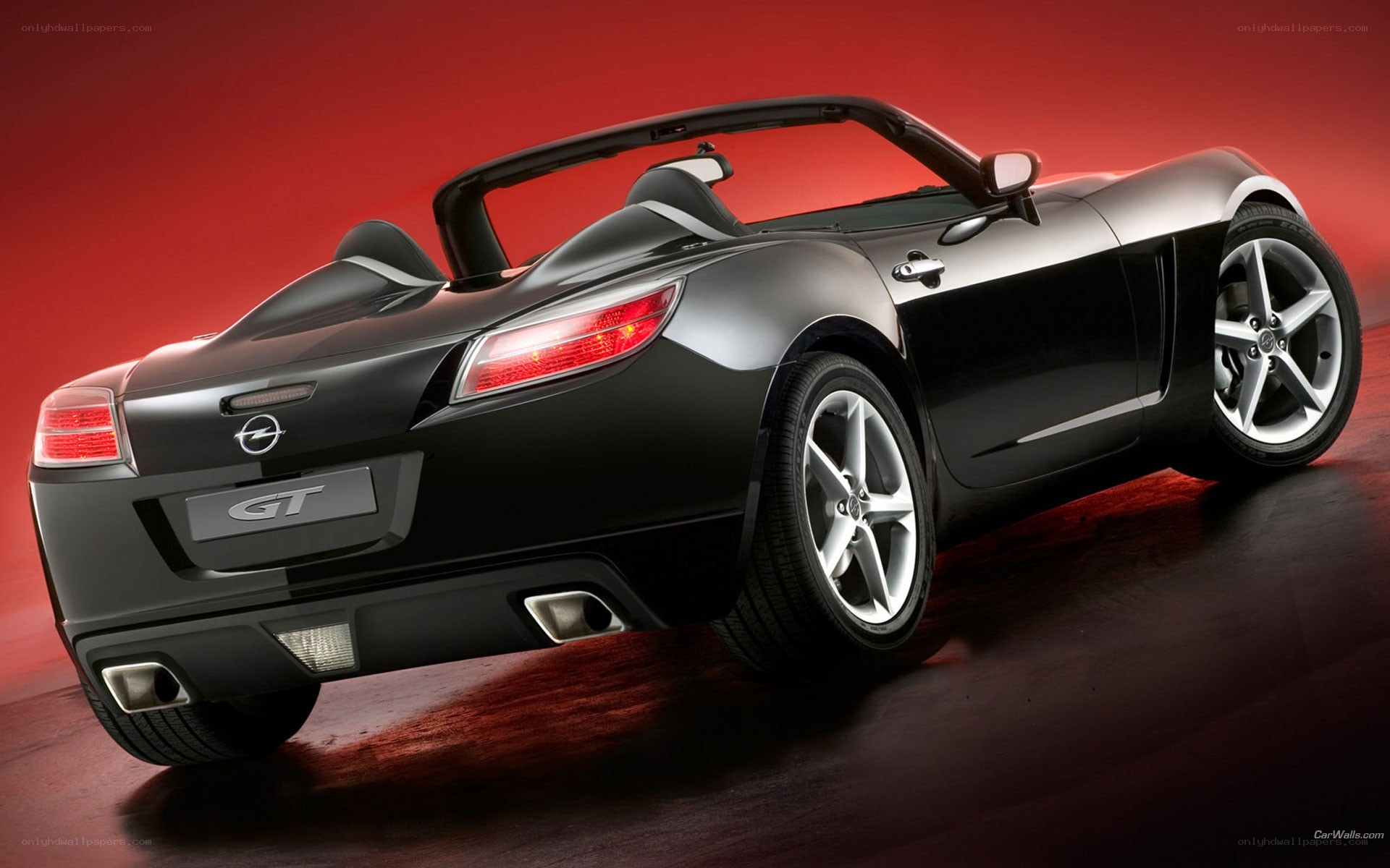 Black Opel GT Convertible