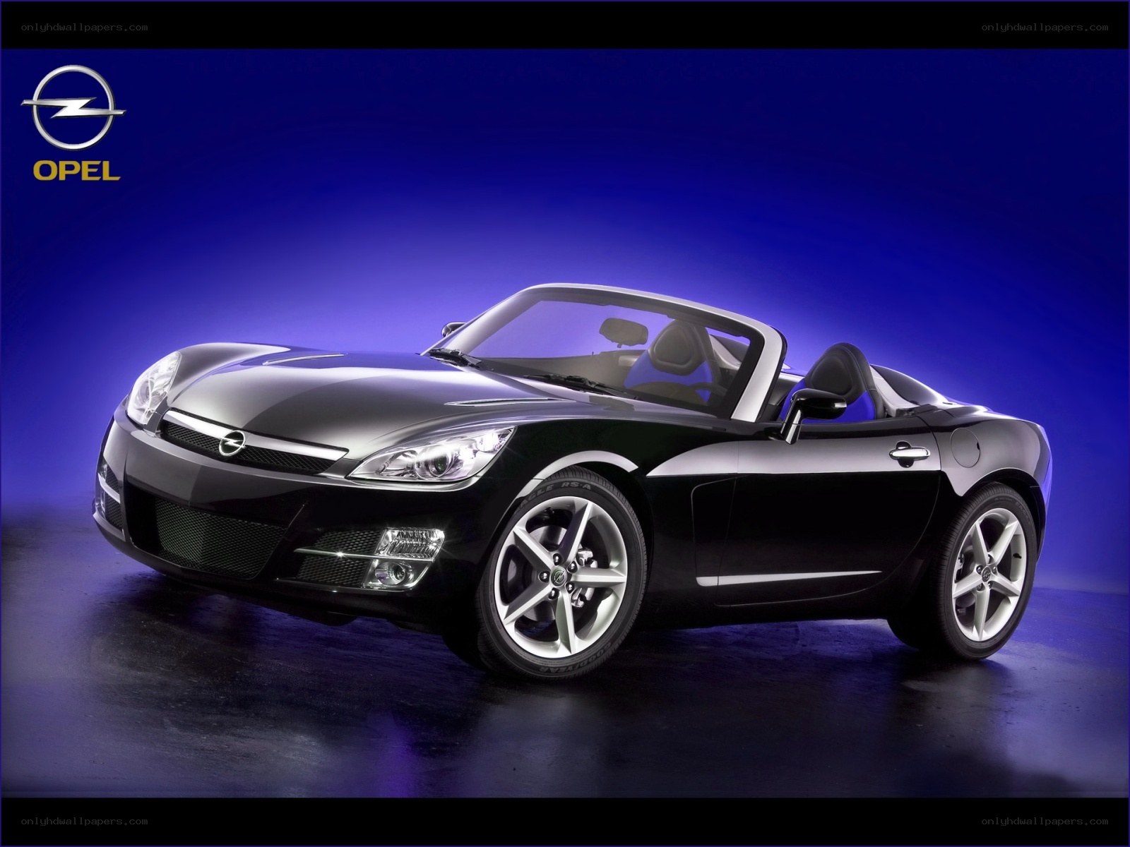 Black Opel GT Convertible