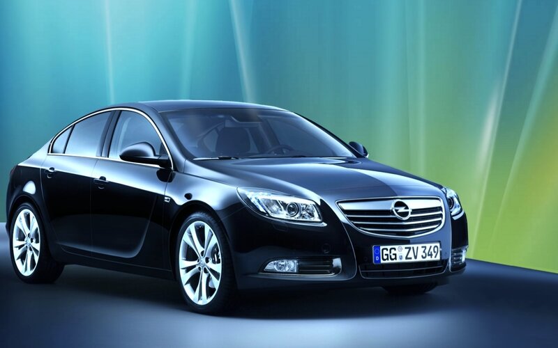 black opel in studio setting