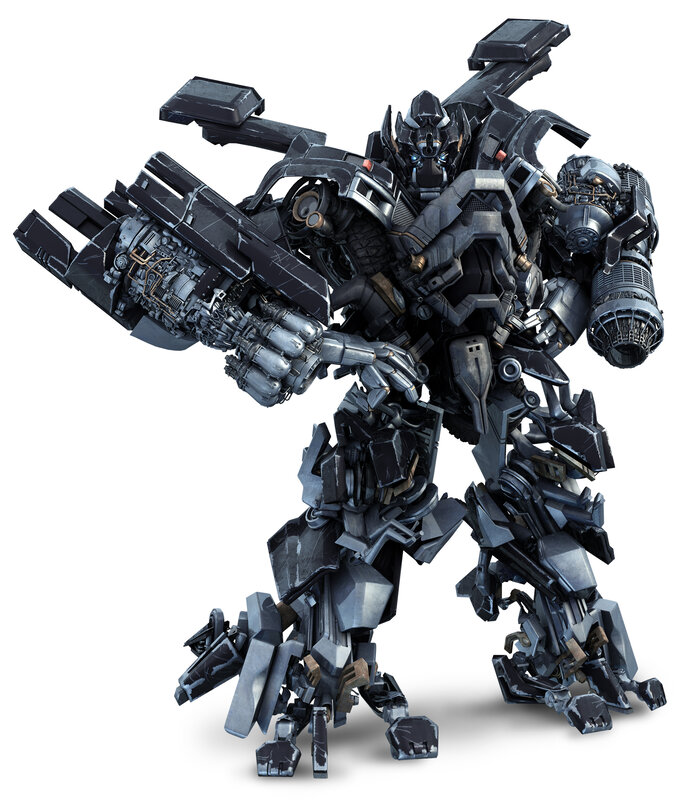 black optimus prime robot