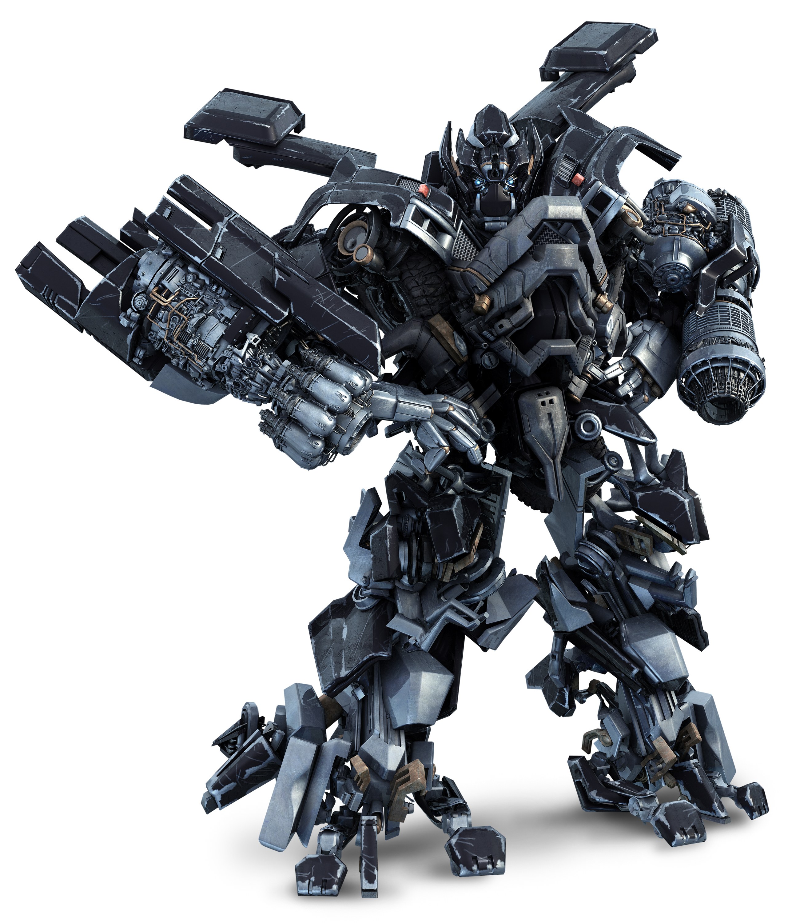 black optimus prime robot