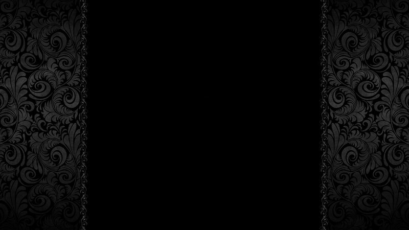 black ornate pattern wallpaper