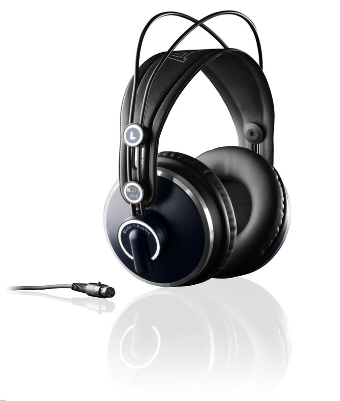 black over-ear headphones