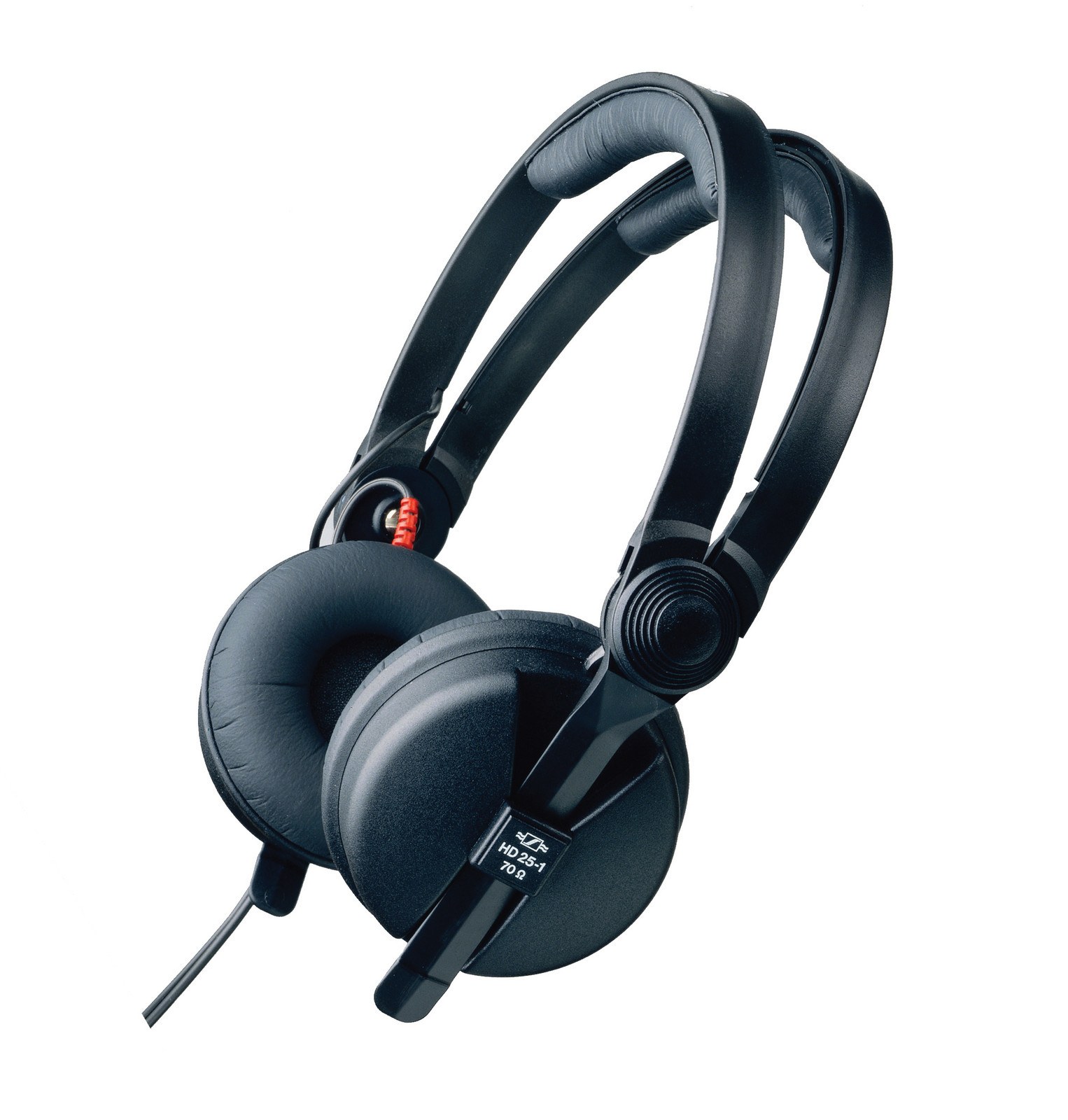 black over-ear headphones