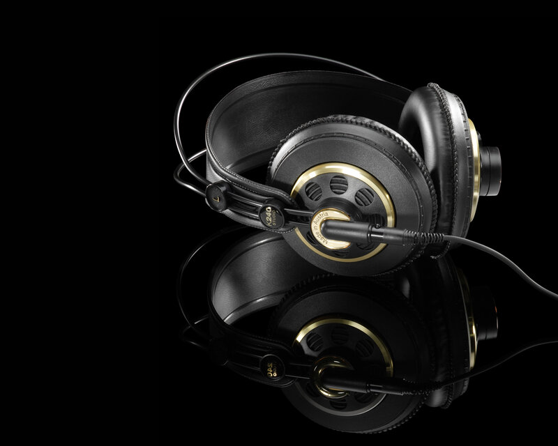 Black Over-ear Headphones — Dramatic, Photograph, Headband, Cable